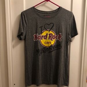 Hard Rock Cafe I ❤️ Myrtle Beach Heather Gray Tee